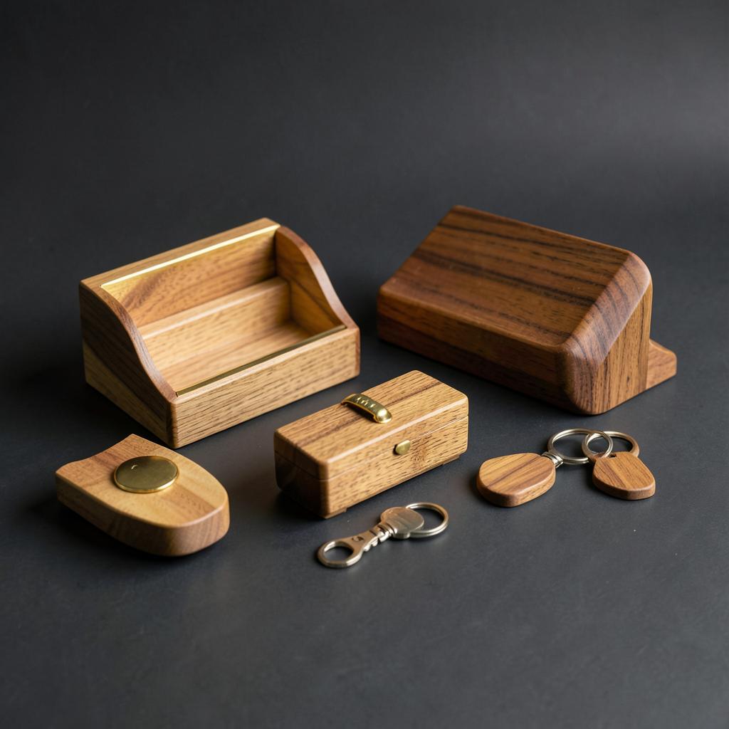 Mockup de Pack de Carpintería Decorativa para Vender